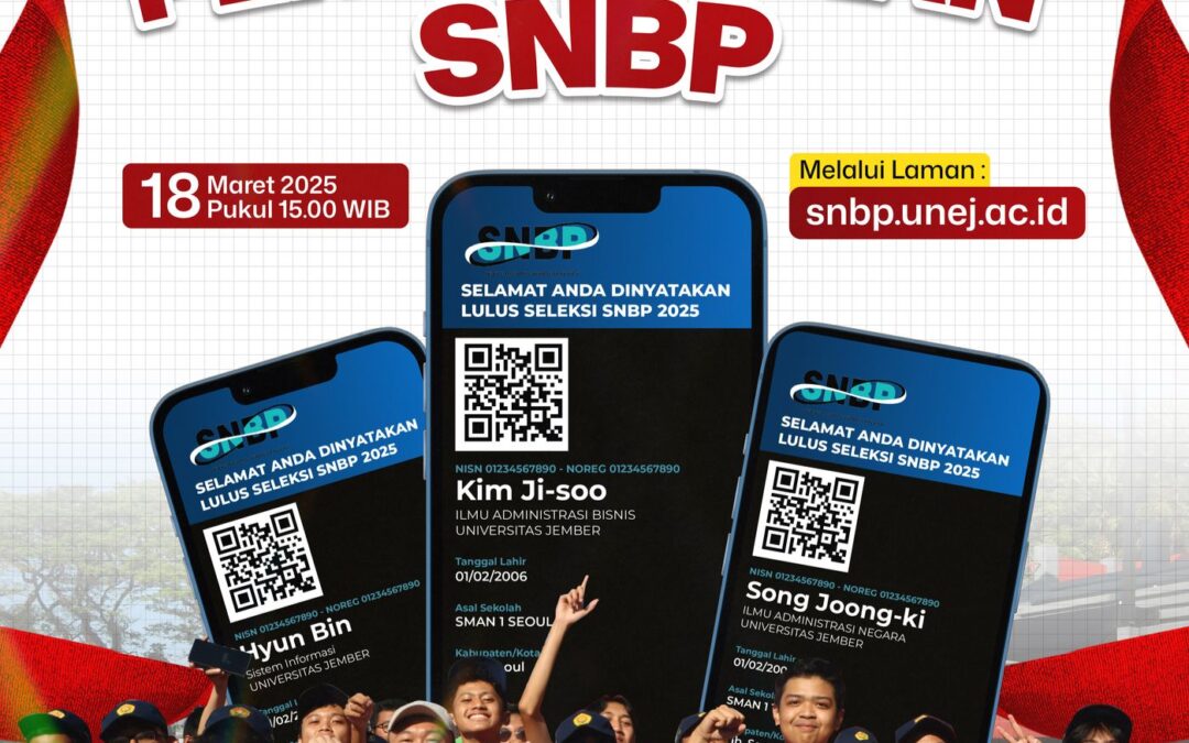 Pengumuman SNBP Universitas Jember Tahun 2025