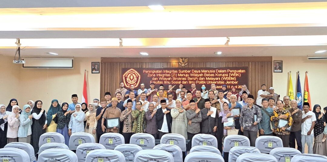 FISIP UNEJ Pacu Zona Integritas Menuju Birokrasi Bersih Dengan Momentum Halal Bihalal