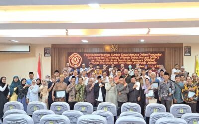 FISIP UNEJ Pacu Zona Integritas Menuju Birokrasi Bersih Dengan Momentum Halal Bihalal