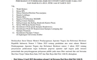 Pemerintah Umumkan Penambahan Cuti Bersama