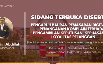 Imannurdin Abdillah Raih Gelar Doktor, Teliti Pengaruh Pemasaran Digital pada Lab. Klinik di Lumajang Saat Pandemi
