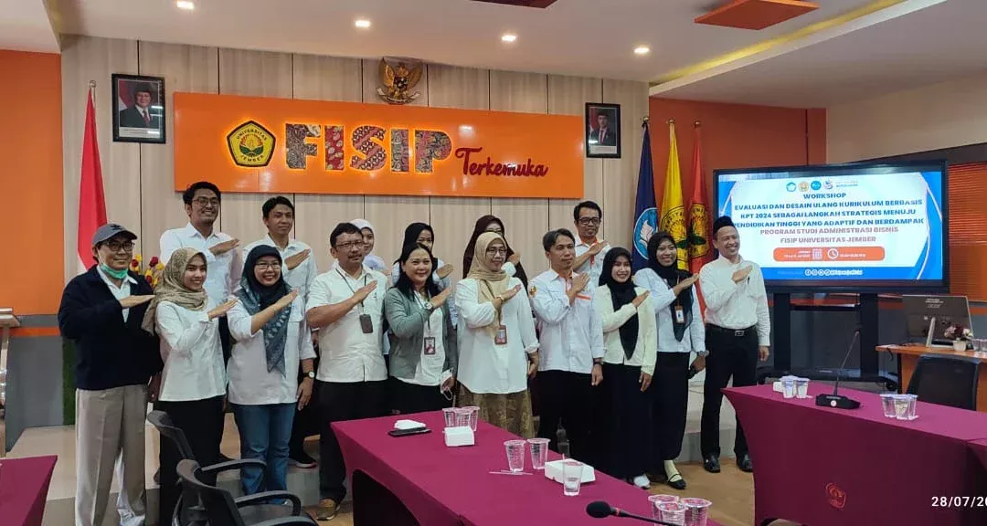 Prodi Ilmu Administrasi Bisnis FISIP Unej Gelar Workshop Desain Ulang Kurikulum 2024
