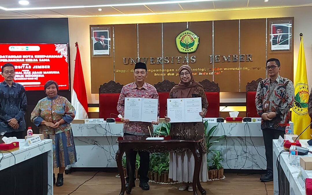 Unej dan Komnas HAM RI Perkuat Kerja Sama melalui Penandatangan MoU