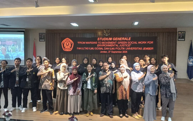 FISIP UNEJ Bahas Keadilan Lingkungan Melalui Studium Generale Kesejahteraan Sosial