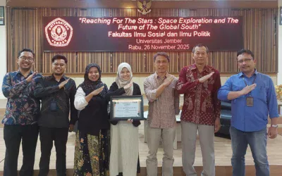 Bersama BRIN, Prodi Ilmu HI FISIP UNEJ Selenggarakan Kuliah Umum Bertajuk Eksplorasi Luar Angkasa