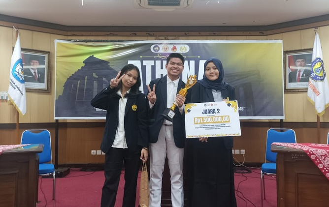 Mahasiswa FISIP UNEJ Sabet Juara 2 di National Youth Debate Tournament (ATHENA) 2025