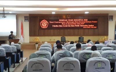Seminar UKMK Berkepal 2026 Bedah Strategi Bisnis Berbasis Limbah di FISIP UNEJ