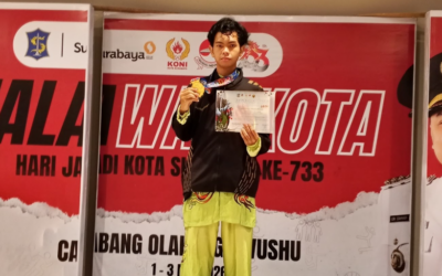 Unjuk Gigi di Arena Nasional, Aditya Maulana Hakim Mahasiswa Adm Bisnis Sabet Tiga Gelar Wushu Sekaligus