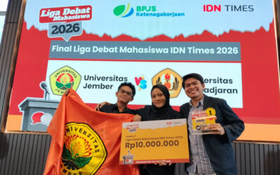 Ukir Prestasi Tingkat Nasional, Mahasiswa FISIP UNEJ Juarai Liga Debat IDN Times 2026